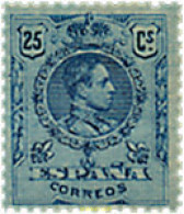 210153 HINGED ESPAÑA 1909 ALFONSO XIII - ...-1850 Préphilatélie