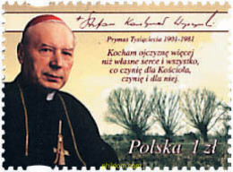 86234 MNH POLONIA 2001 CENTENARIO DEL NACIMIENTO DEL CARDENAL STEFAN WYSZYNSKI - Ungebraucht