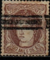 ESPAGNE 1870 O - Nuevos