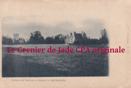 CPA 50 Manche Château De Galeries Et Donjon De BRICQUEBEC Précurseur Peu Courante - Bricquebec