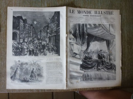 Le Monde Illustré Mai 1878 Exposition Universelle Fontaine Monumentale Vue D'Ensemble - Revues Anciennes - Avant 1900