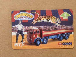 United Kingdom-(BTG-535)-Chipperfields Circus/Corrgi-(1)Tiger(542)(5units)(505D)(tirage-1.000)price Cataloge-10.00£-mint - BT General Issues