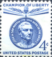 245184 MNH ESTADOS UNIDOS 1959 JOSE DE SAN MARTIN. CAMPEON DE LA LIBERTAD - …-1845 Voorfilatelie