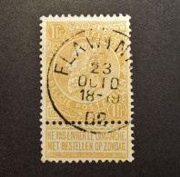 Belgie Belgique - 1893 - COB/OBP  65a -  1 Value  - Flawinne - 1902 - 1893-1900 Schmaler Bart