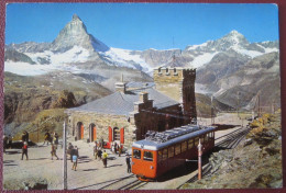 Zermatt (VS) - Station Gornergrat Mit Matterhorn Und Dent Blanche - Zermatt