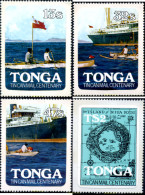 246313 MNH TONGA 1982 CENTENARIO DEL SERVICIO POSTAL POR BOTE METALICO "TIN CAN MAIL" - Tonga (...-1970)