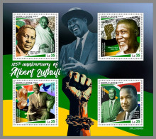 SIERRA LEONE 2023 MNH 125 Years Albert Luthili Martin Luther King M/S – IMPERFORATED – DHQ2421 - Martin Luther King