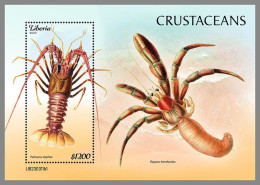 LIBERIA 2023 MNH Crustaceans Krebstiere S/S I – OFFICIAL ISSUE – DHQ2421 - Schalentiere