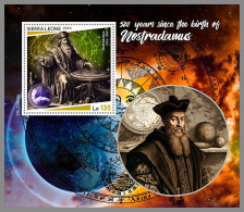 SIERRA LEONE 2023 MNH Nostradamus Clairvoyant Hellseher S/S – OFFICIAL ISSUE – DHQ2421 - Autres & Non Classés