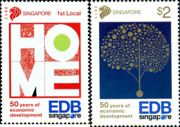 267185 MNH SINGAPUR 2011 CINCUENTENARIO DEL CONSEJE DE DESARROLLO ECONOMICO - Singapour (...-1959)