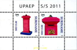 270927 MNH SURINAM 2011 AMERICA UPAEP 2011 - BUZONES - Surinam