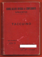 1932 Scuola Ufficiali Guerra Tattica Militare Regio Esercito Fanteria Appunti - Altri & Non Classificati