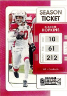 2 DeAndre Hopkins Arizona Cardinals - Panini Contenders Season Ticket Football US NFL 2021 - Autres & Non Classés