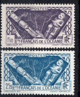 OCEANIE  Timbres-Poste N°112* & 115* Neufs Charnières TB Cote : 3€25 - Nuevos