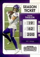 66 Adam Thielen Minnesota Vikings - Panini Contenders Season Ticket Football US NFL 2021 - Sonstige & Ohne Zuordnung