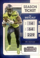86 DK Metcalf Seattle Seahawks - Panini Contenders Season Ticket Football US NFL 2021 - Sonstige & Ohne Zuordnung