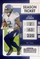 95 Julio Jones Tennessee Titans - Panini Contenders Season Ticket Football US NFL 2021 - Altri & Non Classificati