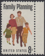 !a! USA Sc# 1455 MNH SINGLE W/ Right Margin (a2) - Family Planning - Neufs