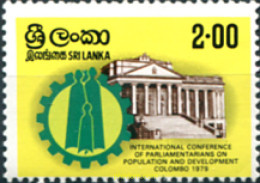 301928 MNH SRI LANKA 1979 CONFERENCIA INTERNACIONAL DE PARLAMENTARIOS DE POBLACION Y DESARROLLO EN COLOMBO - Sri Lanka (Ceylan) (1948-...)