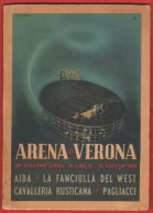 Arena Verona Numero UNICO Opere In Arena 1960 Pubblicità Personaggi Cantanti Musica Lirica Opéra - Musik