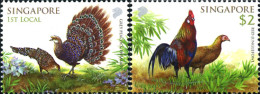 310136 MNH SINGAPUR 2013 AVES - Singapur (...-1959)