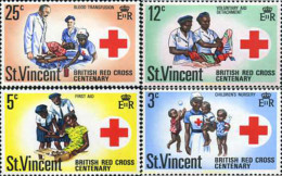 328758 MNH SAN VICENTE 1970 CENTENARIO DE LA CRUS ROJA BRITANICA - St.Vincent (...-1979)