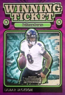 WT-LJA Lamar Jackson Baltimore Ravens - Panini Contenders Winning Football US NFL 2021 - Andere & Zonder Classificatie