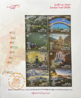 New Envelope 2024 Jordan Trail 2024 /mini Sheet - Jordanie