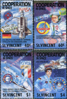 356412 MNH SAN VICENTE 1989 COOPERACION INTERNACIONAL EN EL ESPACIO - St.Vincent (...-1979)