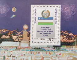 Uzbekistan 1996, 5 Years Of Independence, MNH S/S - Uzbekistan