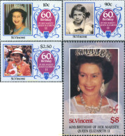 360096 MNH SAN VICENTE 1986 60 ANIVERSARIO DE ISABEL II - St.Vincent (...-1979)