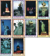 360102 MNH SAN VICENTE 1986 100 ANIVERSARIO DE LA ESTATUA DE LA LIBERTAD - St.Vincent (...-1979)