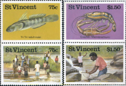 360104 MNH SAN VICENTE 1986 PESCA - St.Vincent (...-1979)