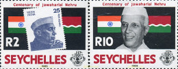 361441 MNH SEYCHELLES 1989 CENTENARIO DE JAWAHARTAL NERHU - Seychelles (...-1976)