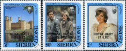 361920 MNH SIERRA LEONA 1982 NACIMIENTO PRINCIPE WILLIAM - Sierra Leona (...-1960)