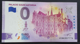 BILLETE 0 Euro Souvenir 0 € ESPAÑA: VEBK 2023-4 PALACIO GAUDÍ ASTORGA - Autres & Non Classés