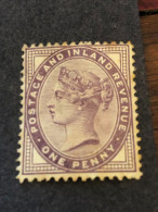 GREAT BRITAIN  SG 172  1d Lilac MH* - Neufs