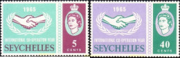 623605 MNH SEYCHELLES 1965 COOPERACION INTERNACIONAL - Seychellen (...-1976)