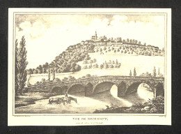 52 - BOURMONT - VUE DE BOURMONT - Lithographie Antérieure à 1843 (édité Société Historique Et Archéologique De Boumont) - Bourmont