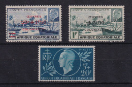 D 813 / COLONIE AEF / N° 195/197 NEUF** COTE 6€ - Neufs