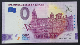 BILLETE 0 Euro Souvenir 0 € ESPAÑA: VEDL 2024-3 SALAMANCA CIUDAD DE CULTURA Vítores - Altri & Non Classificati