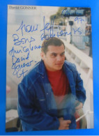 AUTOGRAPHE DE DAVID GONNER SUR PHOTO - Televisie & Internet