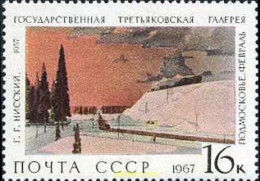 696920 MNH UNION SOVIETICA 1967 CUADROS DE LA GALERIA TRETIAKOV DE MOSCU - ...-1857 Prefilatelia