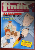 Tintin N° 38/1986 Avec Poster " Ian Kaledine " - Tintin