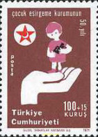 702303 MNH TURQUIA 1971 50 ANIVERSARIO DE LA ASOCIACION DE PROTECCION DE LA INFANCIA - ...-1858 Vorphilatelie