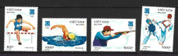 VIET NAM. N°2152-5 De 2004. J.O. D'Athènes. - Verano 2004: Atenas