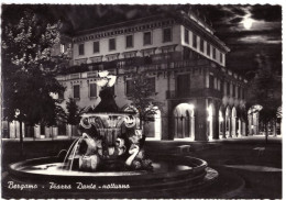 1958 BERGAMO 4 PIAZZA DANTE  NOTTURNO - Bergamo