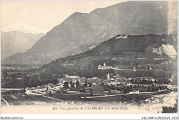 ABIP4-74-0337 - FAVERGES - Vue Generale De Faverges Et Le Mont Blanc  - Faverges