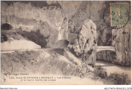 ABIP7-74-0563 - RUMILLY - Route De Rumilly A Seyssel-Les Tunnels Et Le Pont A L'Entree Des Gorges  - Rumilly