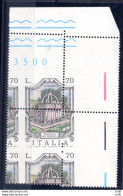 Fontane '75 Lire 70 Sassari Varietà Quartina - Errors And Curiosities